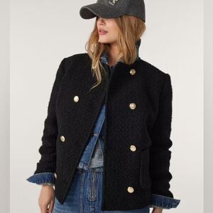 ba&sh Joe wool silk blend tweed jacket NO OFFERS CONSIDERED -OFFERS WILL DECLINE